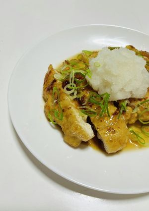 甘辛おろしチキンステーキ-レシピのメイン写真