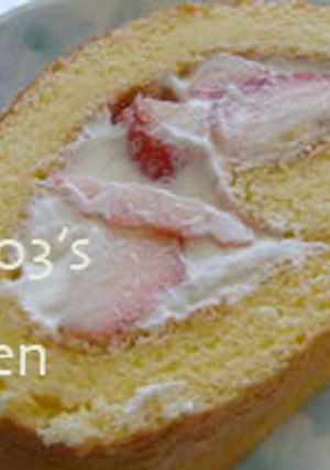 簡単！フルーツロールケーキ＊-レシピのメイン写真
