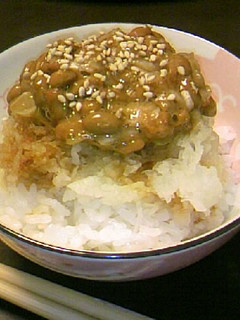 納豆ご飯in大根おろし-レシピのメイン写真