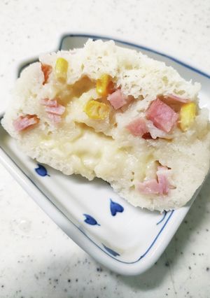 ハムコーン蒸しパン-レシピのメイン写真
