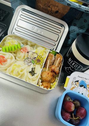 毎日の高校男子弁当♡うどん-レシピのメイン写真