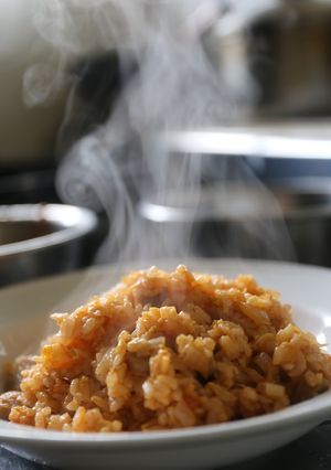 冷凍ご飯を強気でケチャップライスに-レシピのメイン写真