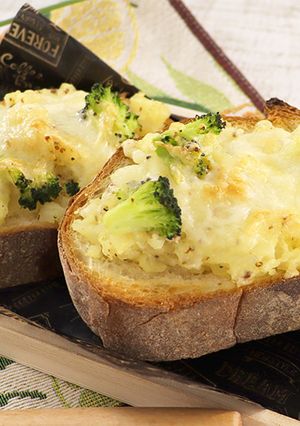 朝ごはんやランチに♡ポテトのタルティーヌ-レシピのメイン写真