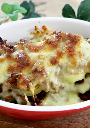 トースターで☆じゃがいもと挽肉の重ね焼き-レシピのメイン写真