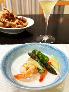 簡単#エビとアスパラの塩炒め-レシピのメイン写真