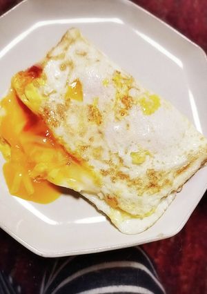 一番美味しい とろーりチーズのハムエッグ-レシピのメイン写真