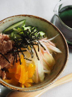 さっぱり冷やし茶漬け☆スピルリナ入り-レシピのメイン写真