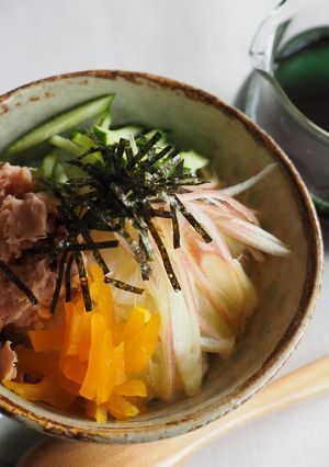 さっぱり冷やし茶漬け☆スピルリナ入り-レシピのメイン写真