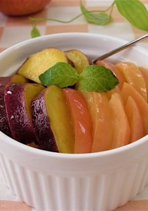 さつまいもとりんごのオレンジ煮-レシピのメイン写真