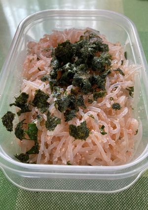 白滝の明太子パスタ風-レシピのメイン写真
