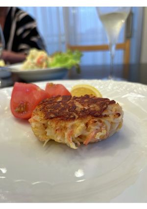 簡単#カニカマでクラブケーキ-レシピのメイン写真