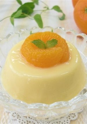 オレンジヨーグルトプリン-レシピのメイン写真