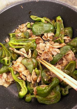 種取り無し！ピーマンと豚肉のおかかポン酢-レシピのメイン写真