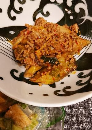 ナスのキムチ炒め-レシピのメイン写真