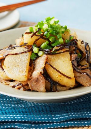 豚肉と長いものしそ昆布炒め-レシピのメイン写真