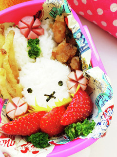 ミッフィーのお弁当 キャラ弁-レシピのメイン写真