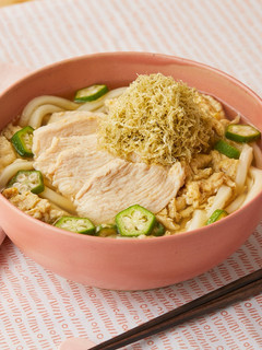 オクラと純とろのねばとろうどん-レシピのメイン写真