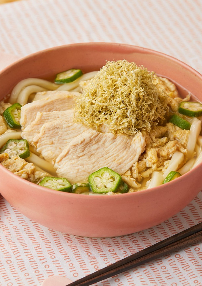 オクラと純とろのねばとろうどん-レシピのメイン写真