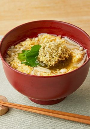 えのきと卵のとろとろお吸い物-レシピのメイン写真