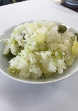 じゃがいもとグリンピースのご飯-レシピのメイン写真