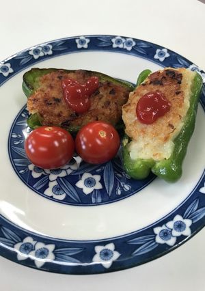 ピーマンのエビ肉詰め-レシピのメイン写真
