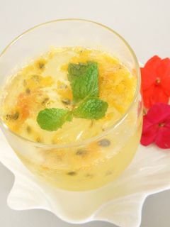 パッションフルーツの炭酸ジュース-レシピのメイン写真