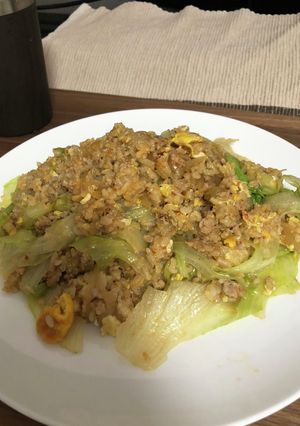 豚ひき肉レタス炒飯-レシピのメイン写真