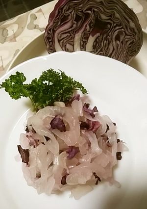 紫キャベツを乾燥➡サラダに-レシピのメイン写真