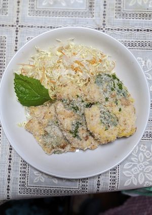 タイパごはんで低カロリー★紫蘇チキンカツ-レシピのメイン写真