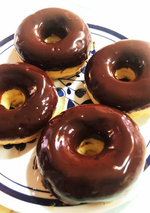 HMと豆腐でチョコ焼きドーナツ-レシピのメイン写真