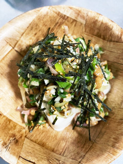 簡単☆オクラ&茗荷&薬味たっぷり納豆冷奴-レシピのメイン写真