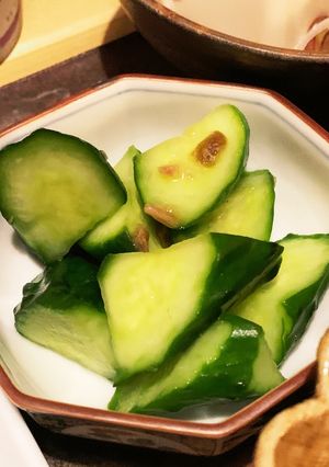 梅きゅう風きゅうりの浅漬け-レシピのメイン写真