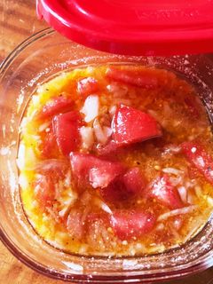 夏*オリーブポン酢のトマトドレッシング-レシピのメイン写真