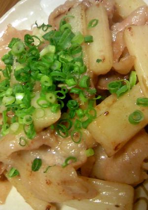 ☆超超簡単～♪山芋と豚のサクサク炒め★-レシピのメイン写真