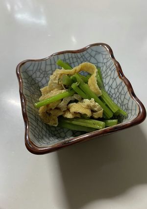 # サッと出来る、みずぶきと揚げ煮♪-レシピのメイン写真