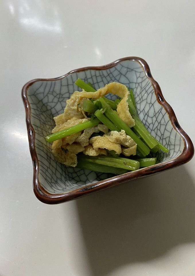 # サッと出来る、みずぶきと揚げ煮♪-レシピのメイン写真