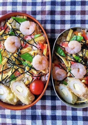 夫と娘のお弁当 95-レシピのメイン写真