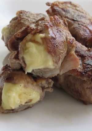 【豚肩ロース肉のきざみわさびチーズ巻き】-レシピのメイン写真