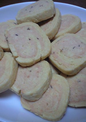桜のくるくるクッキー-レシピのメイン写真