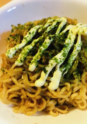 アレンジ★日清焼そば●揚げ玉マヨネーズ-レシピのメイン写真