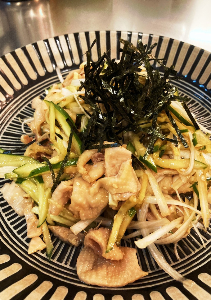 鶏皮のわさび和え-レシピのメイン写真