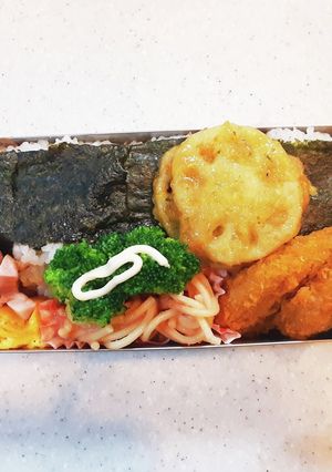高校生弁当覚え書き196のり弁-レシピのメイン写真