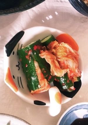 韓国の友達直伝★キュウリキムチ-レシピのメイン写真