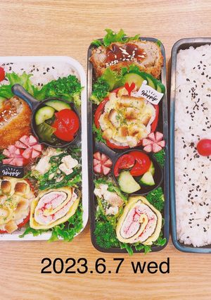 男子高校生お弁当★345-レシピのメイン写真