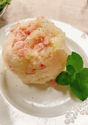 ハムオニオン蒸しパン-レシピのメイン写真