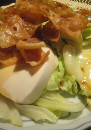 一人ごはんに…キャベツと豆腐の蒸し焼き～-レシピのメイン写真