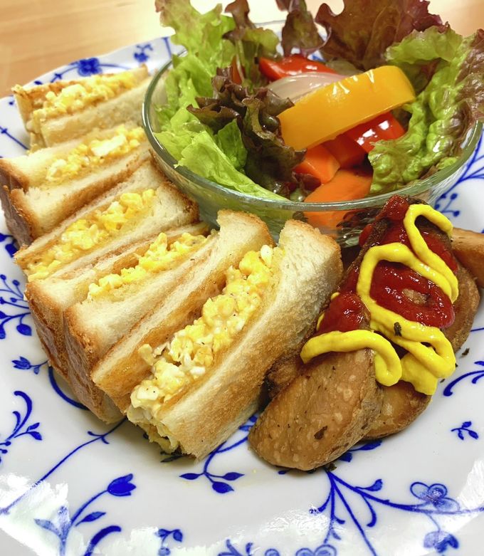 スクランブルエッグの玉子サンド-レシピのメイン写真