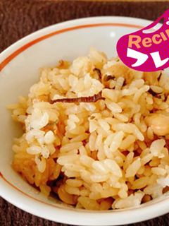 大豆と塩昆布のらくらく炊き込みご飯-レシピのメイン写真