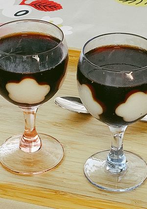オトナの花柄コーヒーゼリー-レシピのメイン写真
