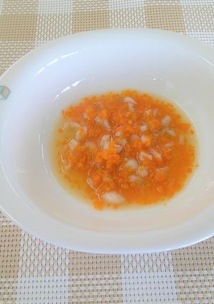 【離乳食中期】たらとにんじんのコンソメ煮-レシピのメイン写真